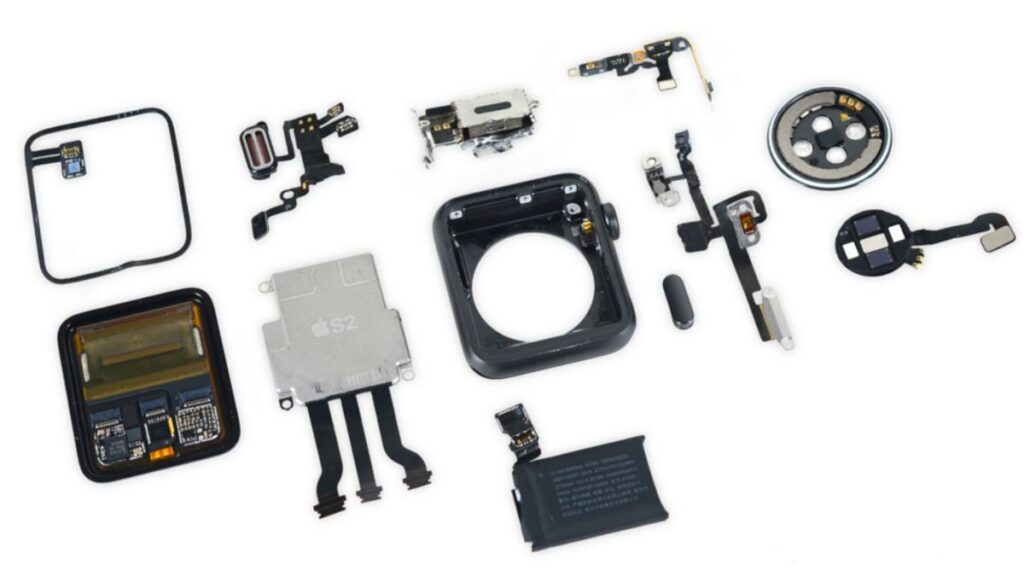 Apple Watch desmontado