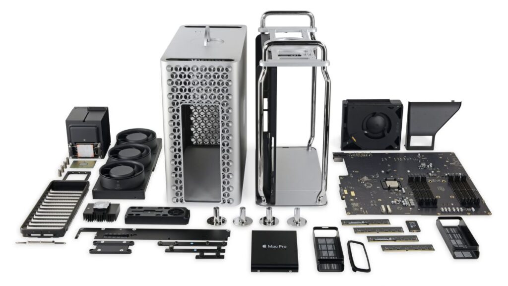 Ordenador desmontado