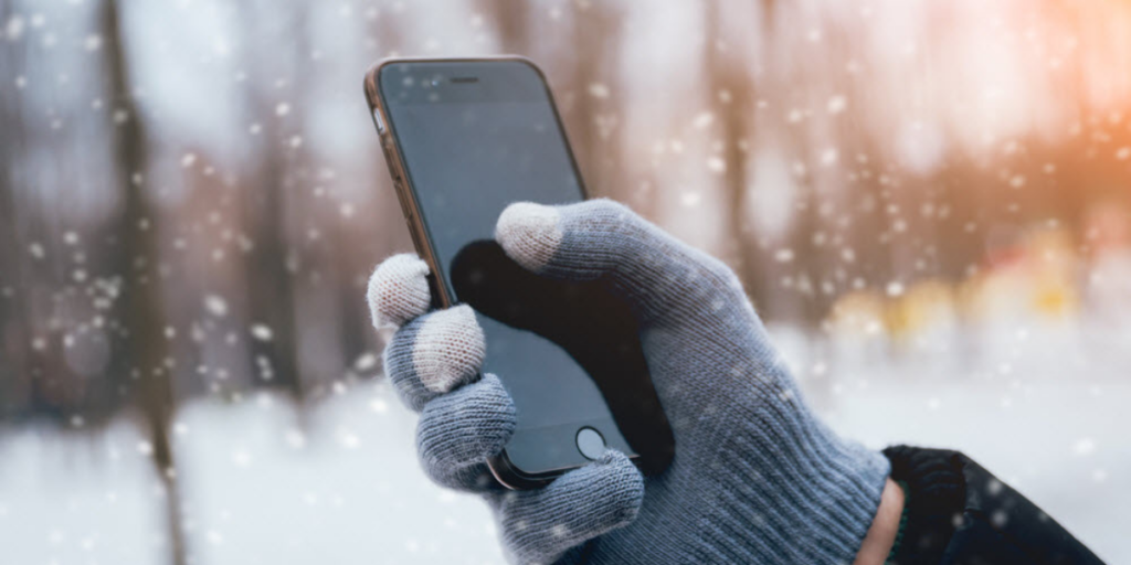 Las consecuencias del frío en los móviles.