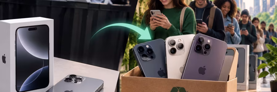 el aumento de las ventas de iphone reacondicionado